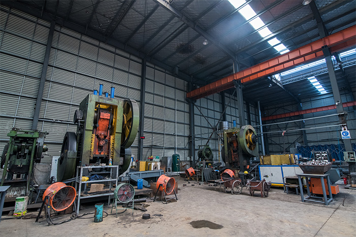 湘乡网架配件-锥头加工车间